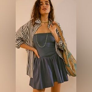 Free People Drop-Waist Mini Dress
